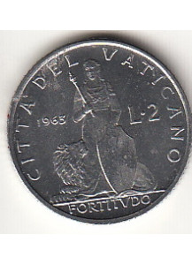 1963 Anno I - Lire 2 Fortitudo Fior di Conio Paolo VI   
